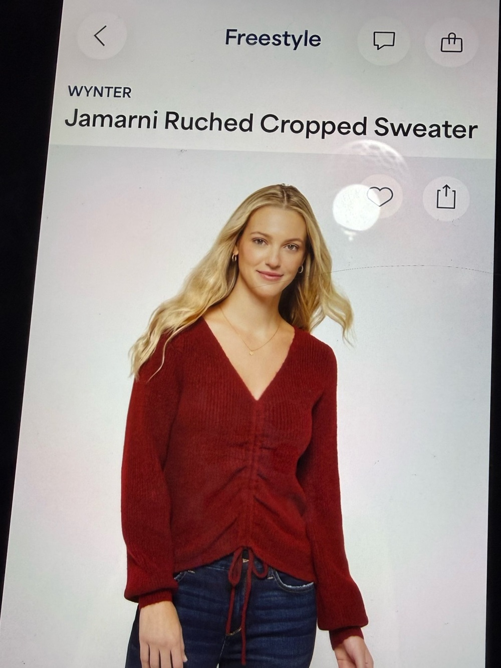 Wynter Cropped Sweater